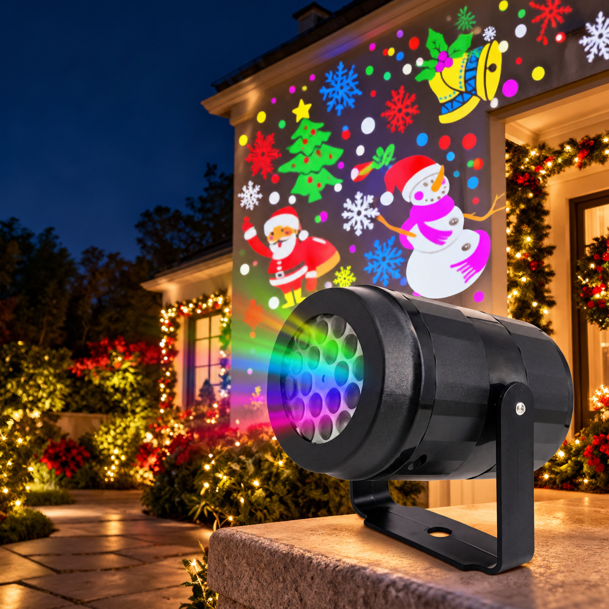 Proyector Led Luces Navideñas