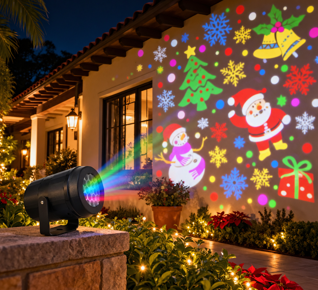 Proyector Led Luces Navideñas